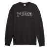 PUMA Hanorac sport  negru / alb