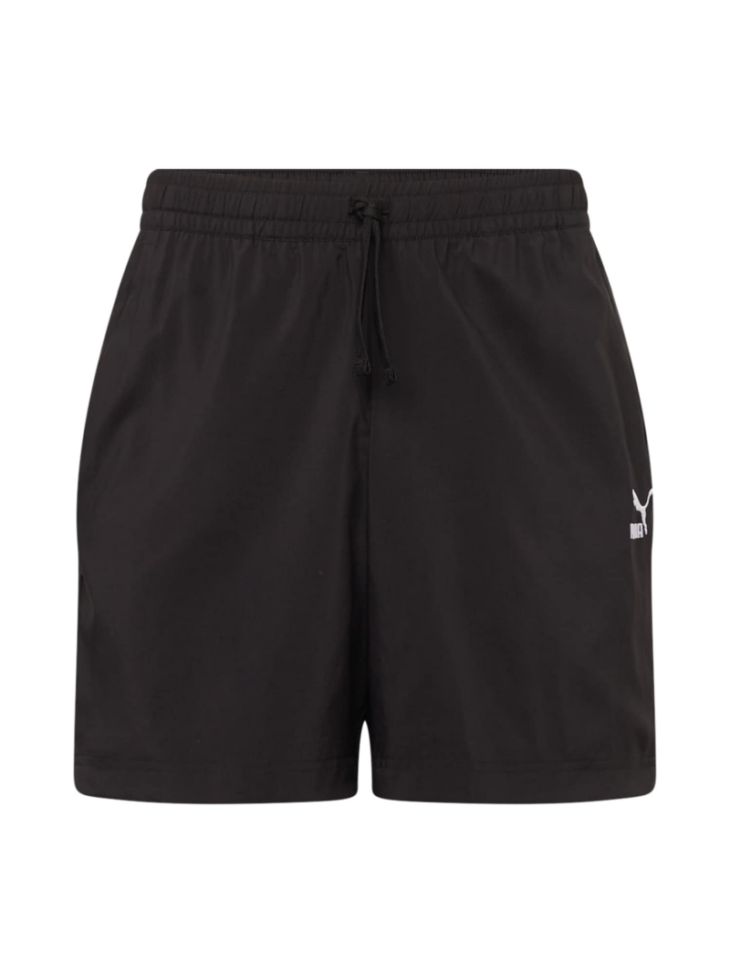 PUMA Pantaloni 'CLASSICS'  negru / alb