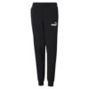 PUMA Pantaloni 'Essentials'  negru / alb