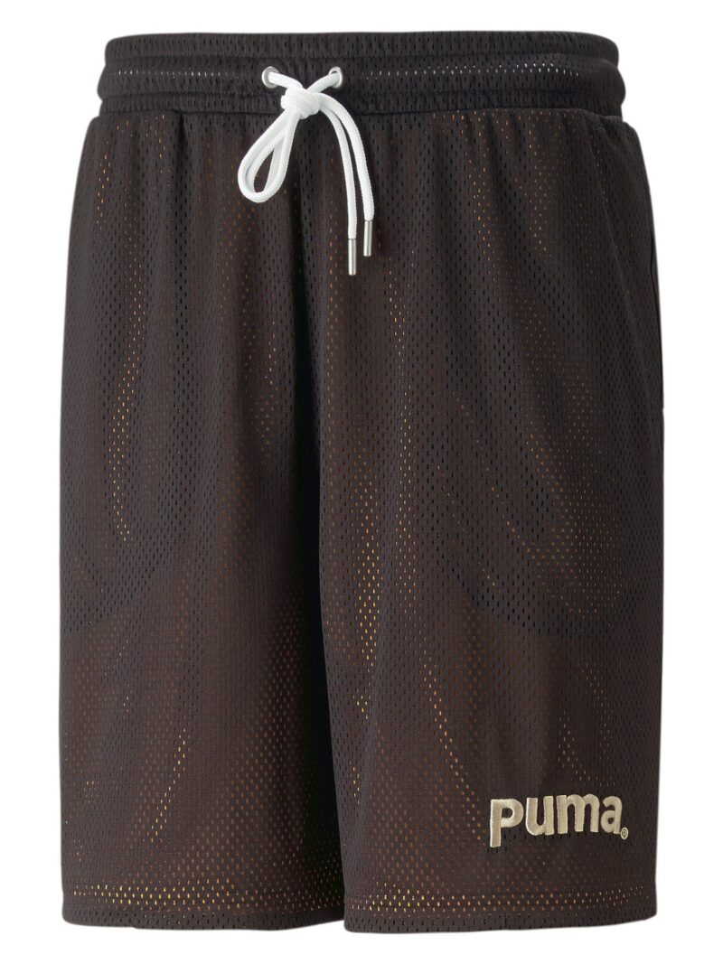 PUMA Pantaloni  bej / negru / alb