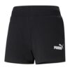 PUMA Pantaloni sport 'Essentials'  negru / alb