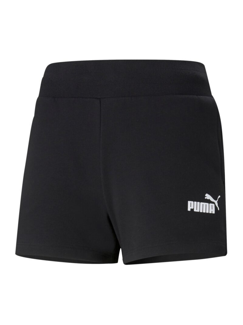 PUMA Pantaloni sport 'Essentials'  negru / alb