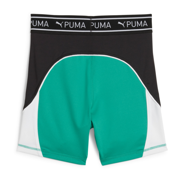 PUMA Pantaloni sport 'Train Strong 5'  verde / negru / alb