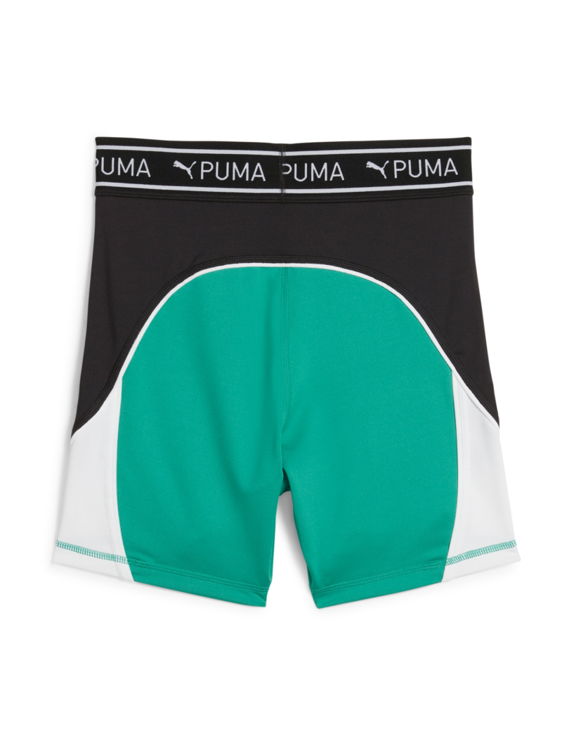 PUMA Pantaloni sport 'Train Strong 5'  verde / negru / alb