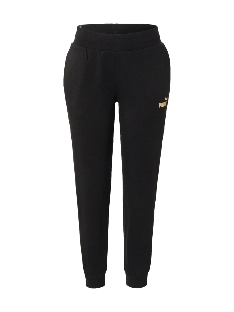 PUMA Pantaloni sport  auriu / negru