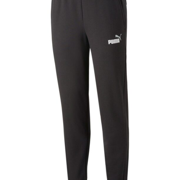 PUMA Pantaloni sport  gri deschis / negru / alb