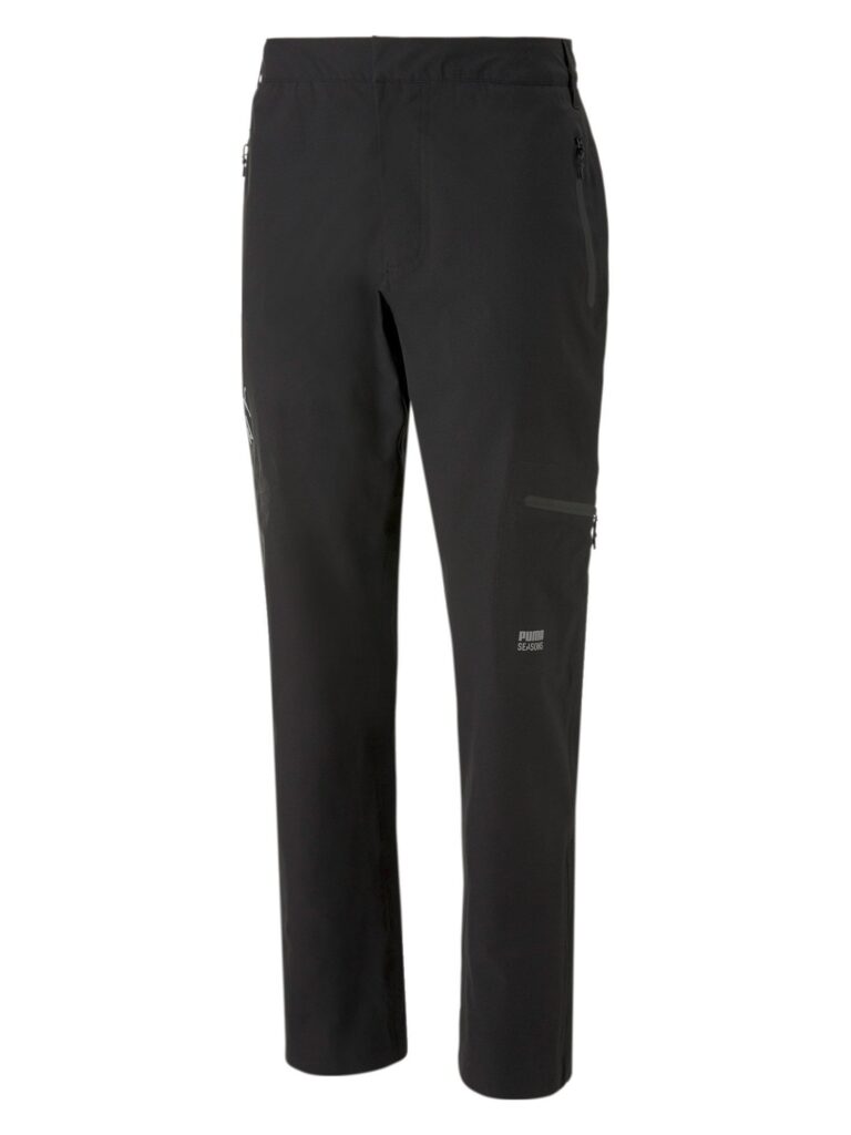 PUMA Pantaloni sport  gri / negru