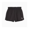 PUMA Pantaloni sport  negru / alb