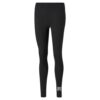 PUMA Pantaloni sport  negru / argintiu