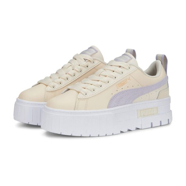 PUMA Sneaker 'Mayze'  ecru / galben auriu / mov lavandă