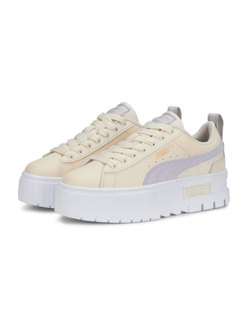 PUMA Sneaker 'Mayze'  ecru / galben auriu / mov lavandă