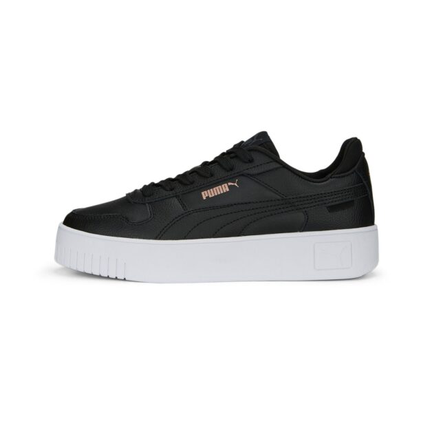 PUMA Sneaker low 'Carina'  portocaliu piersică / negru