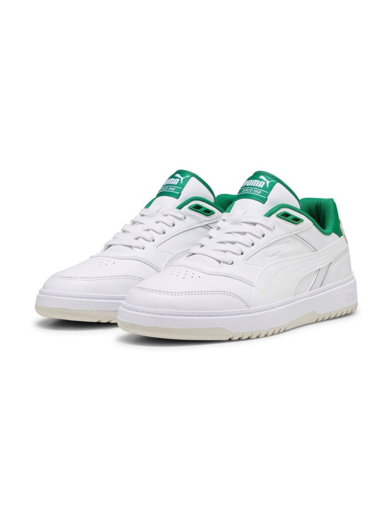 PUMA Sneaker low 'Doublecourt'  verde / alb