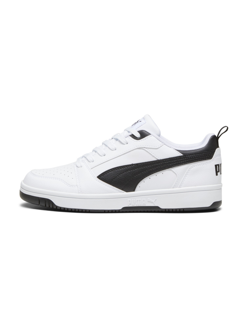 PUMA Sneaker low 'Rebound V6'  negru / alb