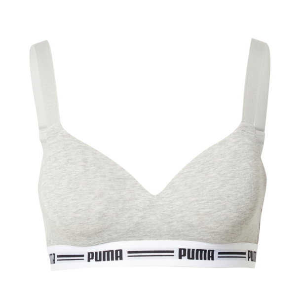 PUMA Sutien sport  gri amestecat / negru