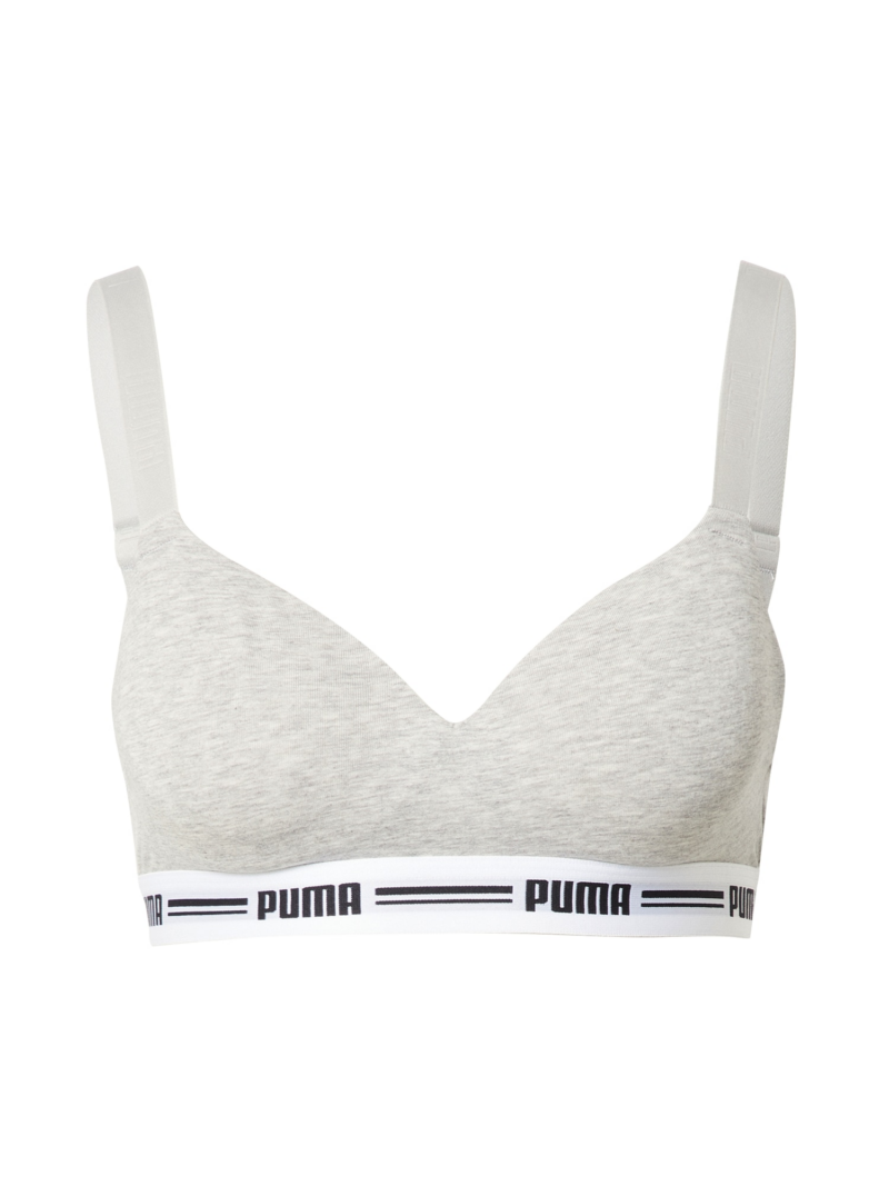 PUMA Sutien sport  gri amestecat / negru