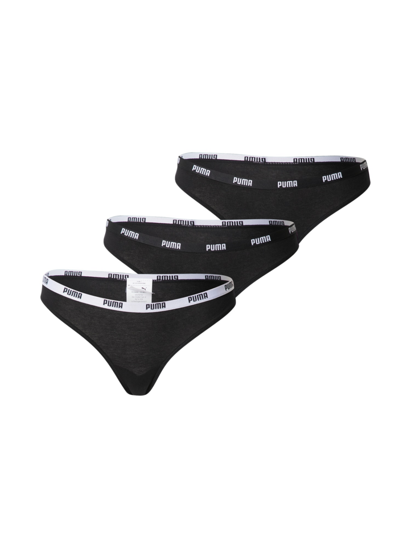 PUMA Tanga  negru / alb