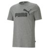 PUMA Tricou 'Essential'  gri amestecat / negru