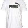 PUMA Tricou 'Essential'  negru / alb