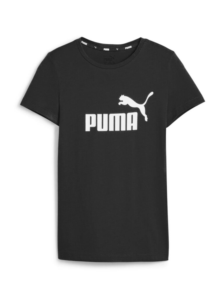 PUMA Tricou 'Essentials'  negru / alb