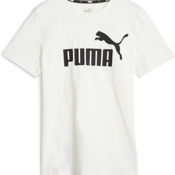 PUMA Tricou 'Essentials'  negru / alb