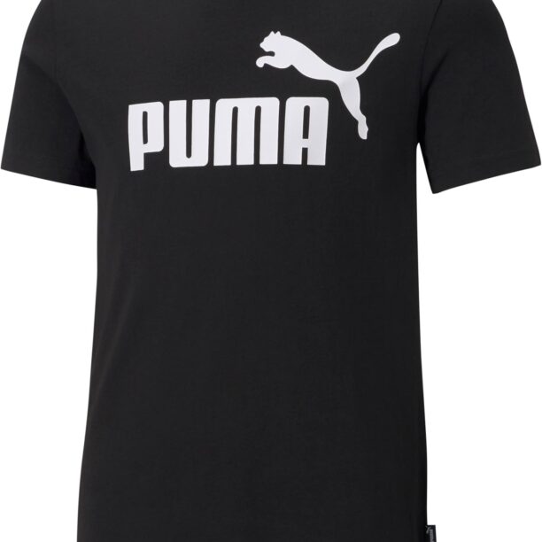 PUMA Tricou 'Essentials'  negru / alb