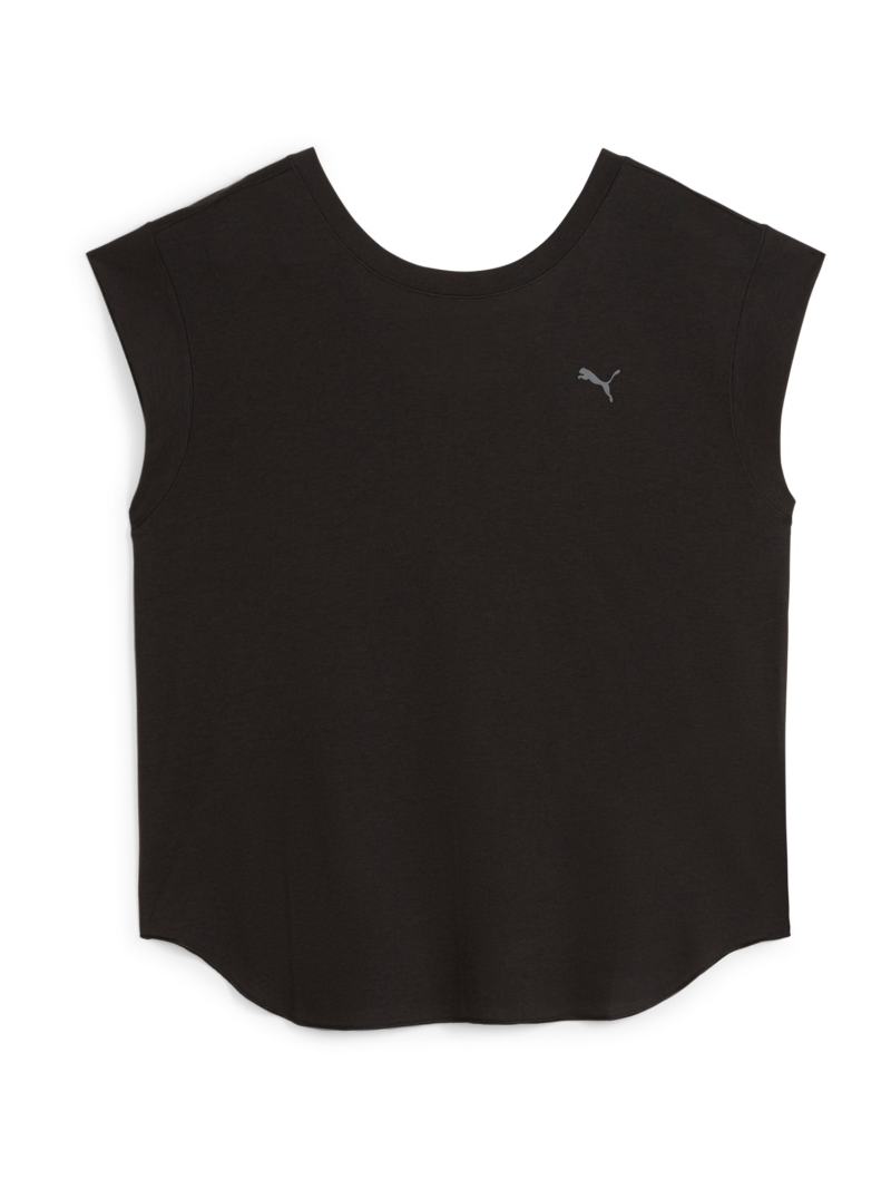 PUMA Tricou 'Studio Foundations'  gri / negru