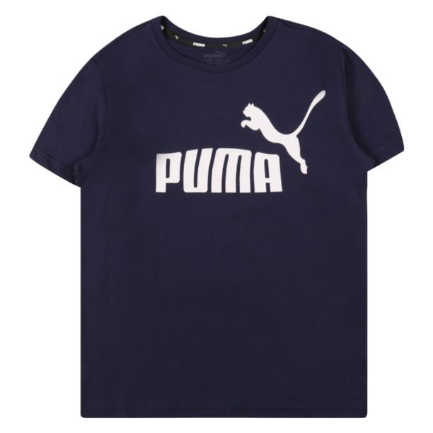 PUMA Tricou  bleumarin / alb