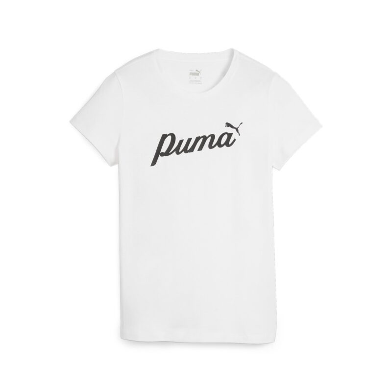 PUMA Tricou funcțional 'ESS+'  negru / alb