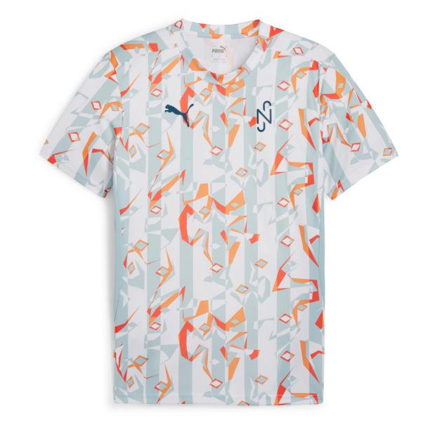 PUMA Tricou funcțional 'Neymar'  albastru pastel / albastru închis / portocaliu / alb