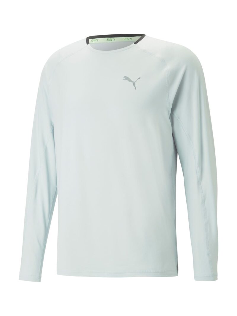 PUMA Tricou funcțional 'RUN CLOUDSPUN LS TEE'  gri grafit / gri deschis