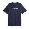 PUMA Tricou funcțional  bleumarin / alb