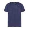 PUMA Tricou funcțional  bleumarin / alb