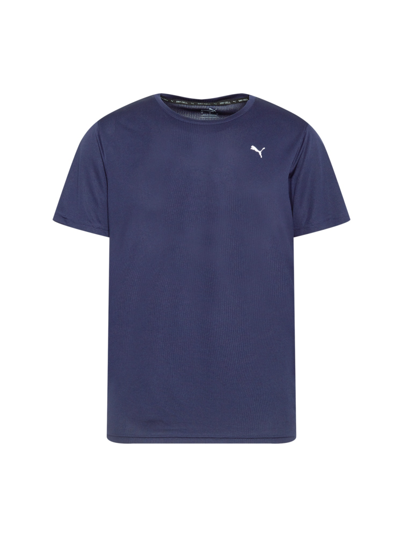 PUMA Tricou funcțional  bleumarin / alb