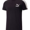 PUMA Tricou  negru / alb