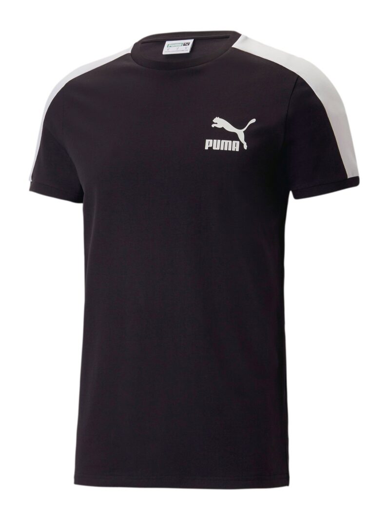 PUMA Tricou  negru / alb