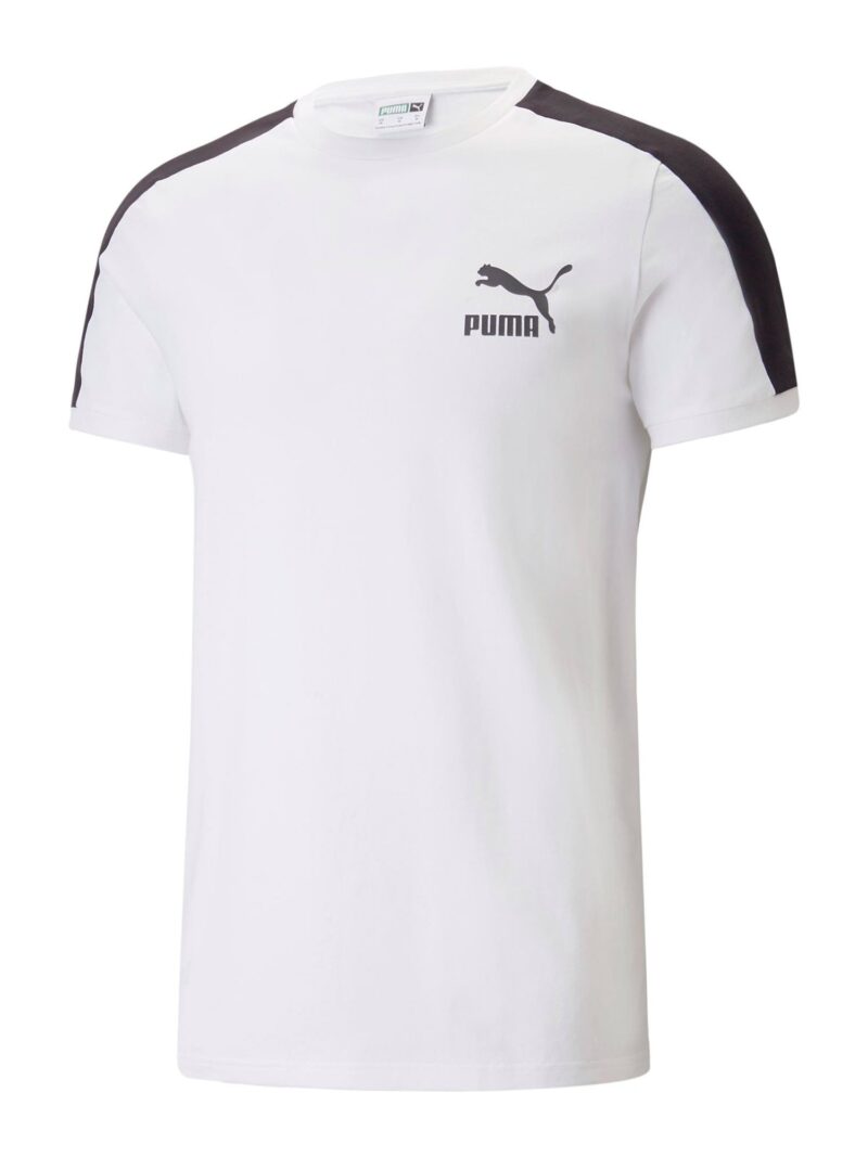 PUMA Tricou  negru / alb