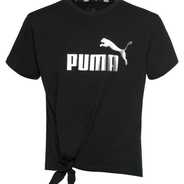 PUMA Tricou  negru / alb