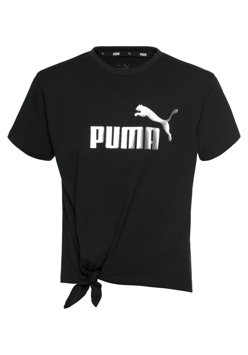 PUMA Tricou  negru / alb