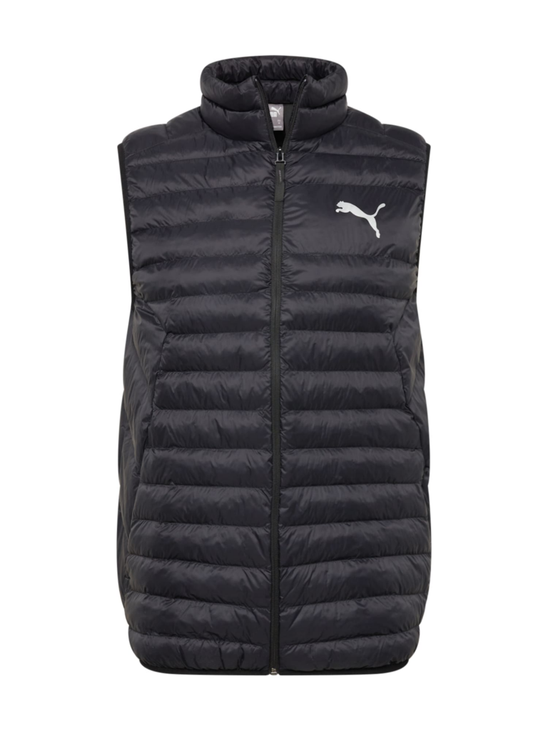 PUMA Vestă sport 'PackLite'  negru / alb