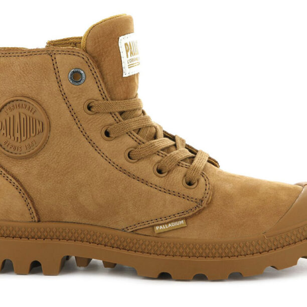 Palladium Boots Pampa HI Zip Nubuck Amber Gold