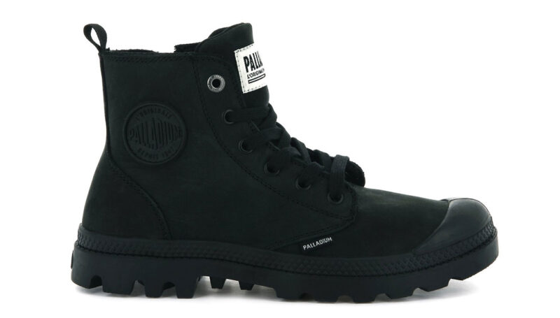 Palladium Boots Pampa HI Zip Nubuck Black