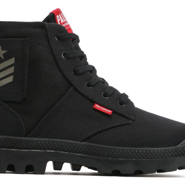 Palladium Pampa Hi Army Black