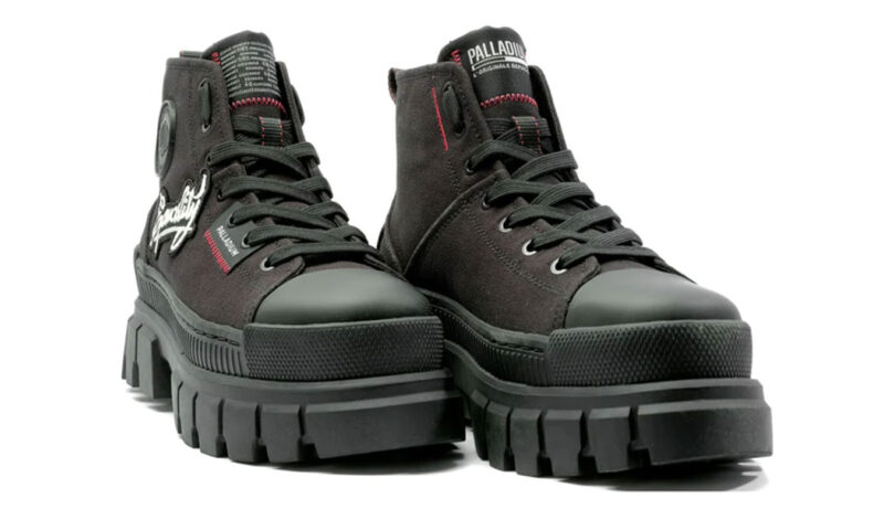 Original Palladium Revolt Hi Patch Black