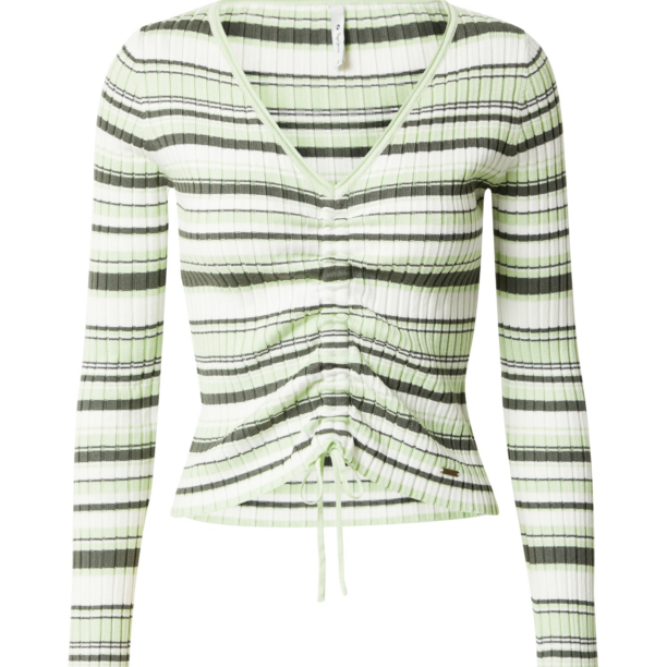 Pepe Jeans Pulover 'Dina'  verde pin / verde pastel / alb