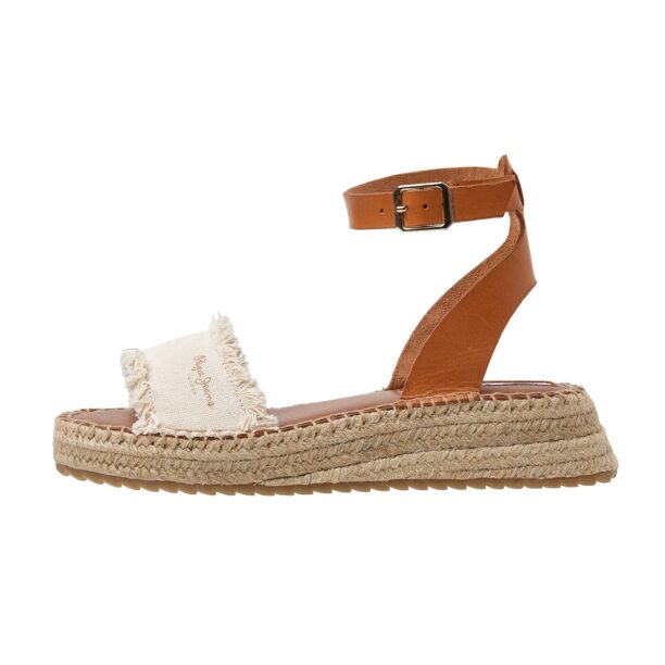 Pepe Jeans Sandale 'KATE'  maro / alb murdar