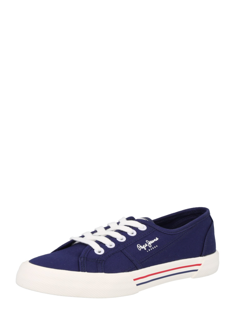 Pepe Jeans Sneaker low 'Brady'  albastru închis / alb