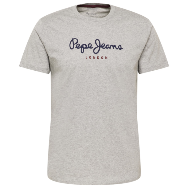 Pepe Jeans Tricou 'EGGO'  albastru închis / gri amestecat / roșu