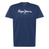 Pepe Jeans Tricou 'EGGO'  bleumarin / gri