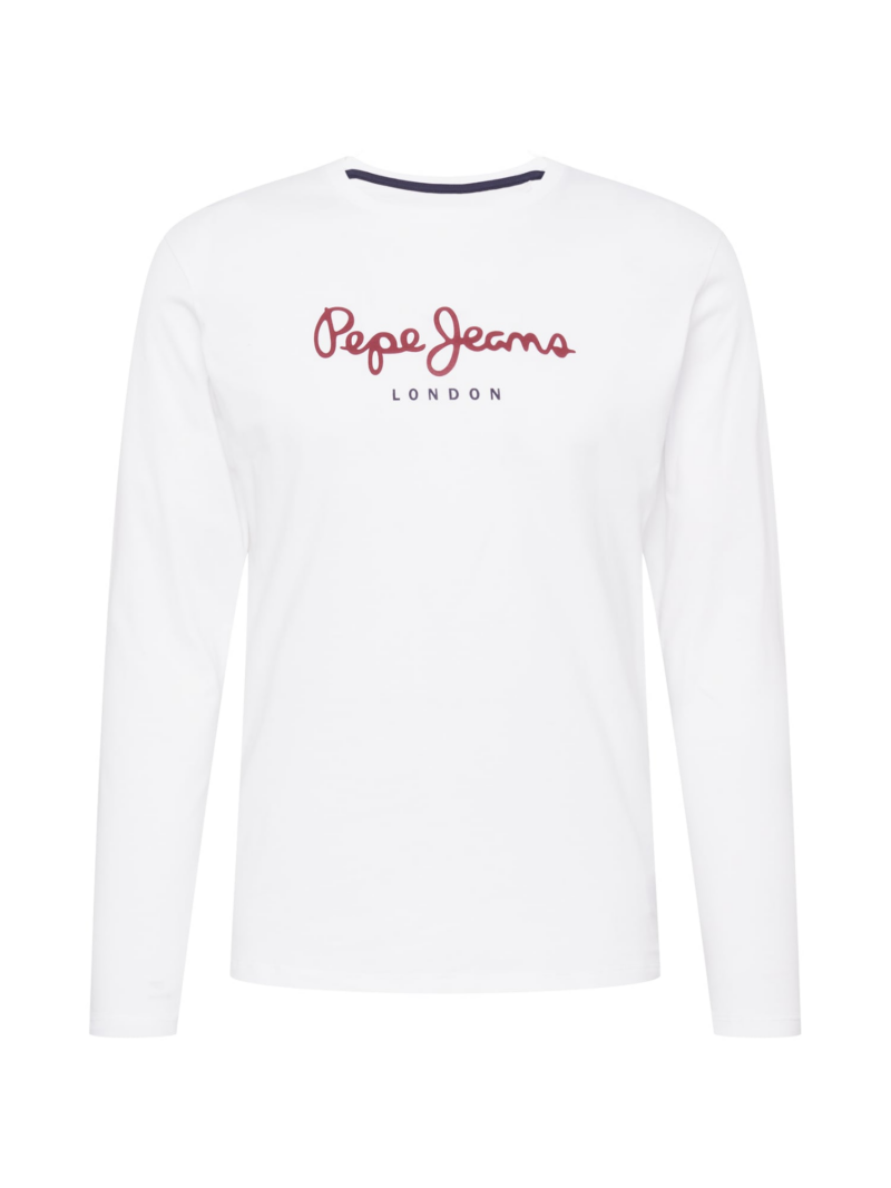 Pepe Jeans Tricou 'EGGO'  bleumarin / rubiniu / alb